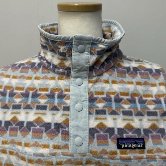 Patagonia Fleece Snap T Ortega Pattern Women's Size S - Picture 3 of 6